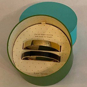 NIB, Kate Spade Idiom Bangle Bracelets in Box